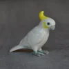 Scout House Ceramic Cockatoo Miniature Figurine