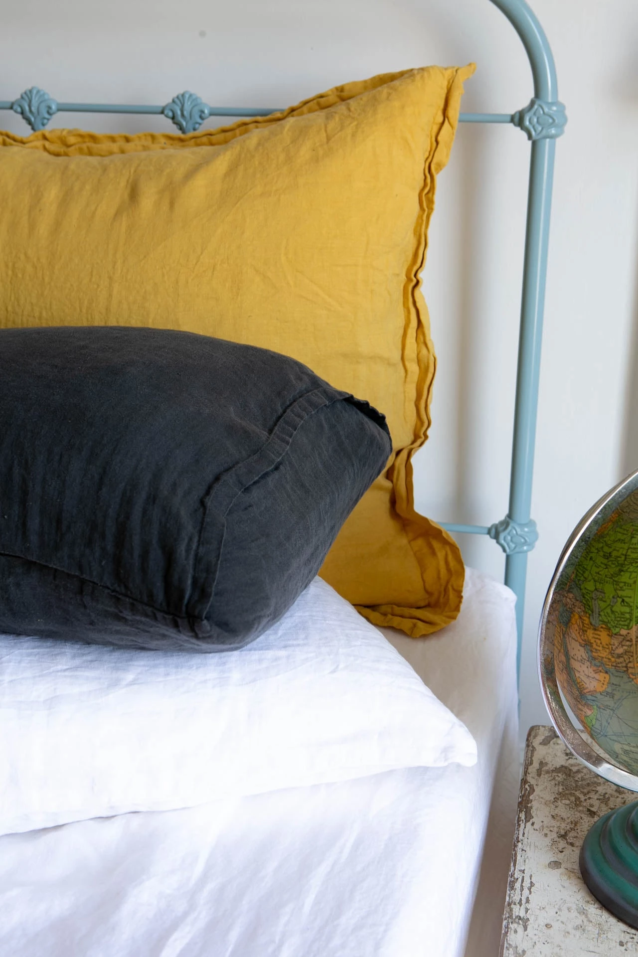 Scout House Scout Portuguese Linen Quilt Cover Set- King - Charcoal 7 Scout House Scout Portuguese Linen Quilt Cover Set- King - Charcoal