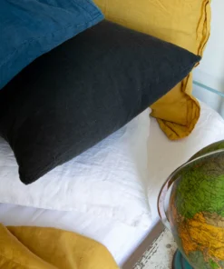 Scout House Scout Portuguese Linen Sheet Set- King - Charcoal