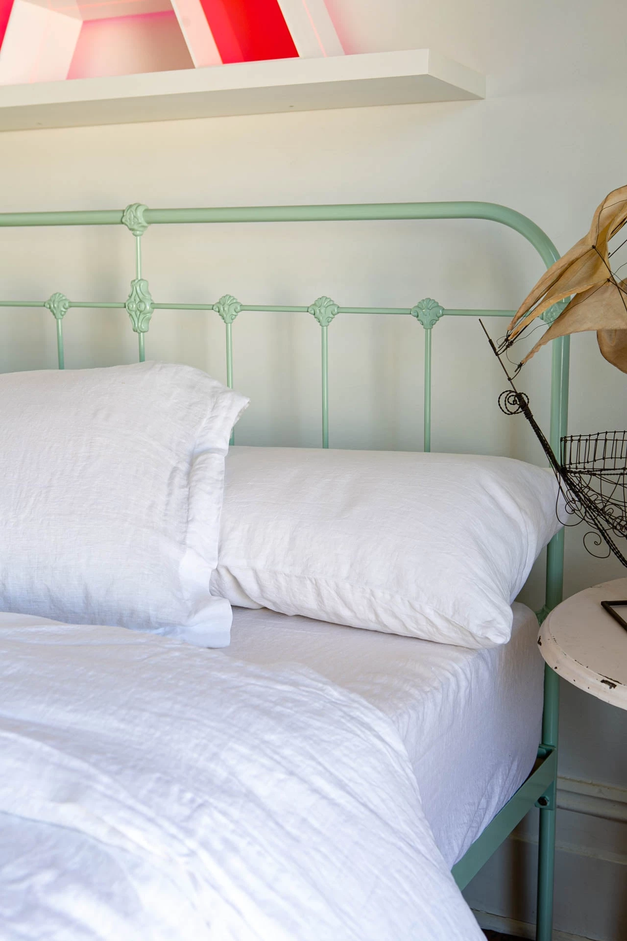 Scout House Scout Portuguese Linen Sheet Set- King - White 6 Scout House Scout Portuguese Linen Sheet Set- King - White