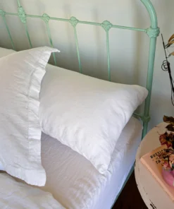 Scout House Scout Portuguese Linen Sheet Set- King - White 11 Scout House Scout Portuguese Linen Sheet Set- King - White