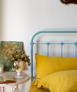 Scout House Scout Portuguese Linen Quilt Cover Set- King - Mustard 10 Scout House Scout Portuguese Linen Quilt Cover Set- King - Mustard