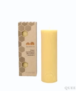 Scout Homewares Queen B Solid Beeswax Pillar Candle 15cm