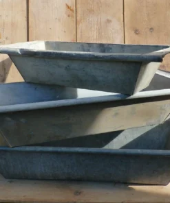 Scout Vintage Zinc Steel Dough Bowl