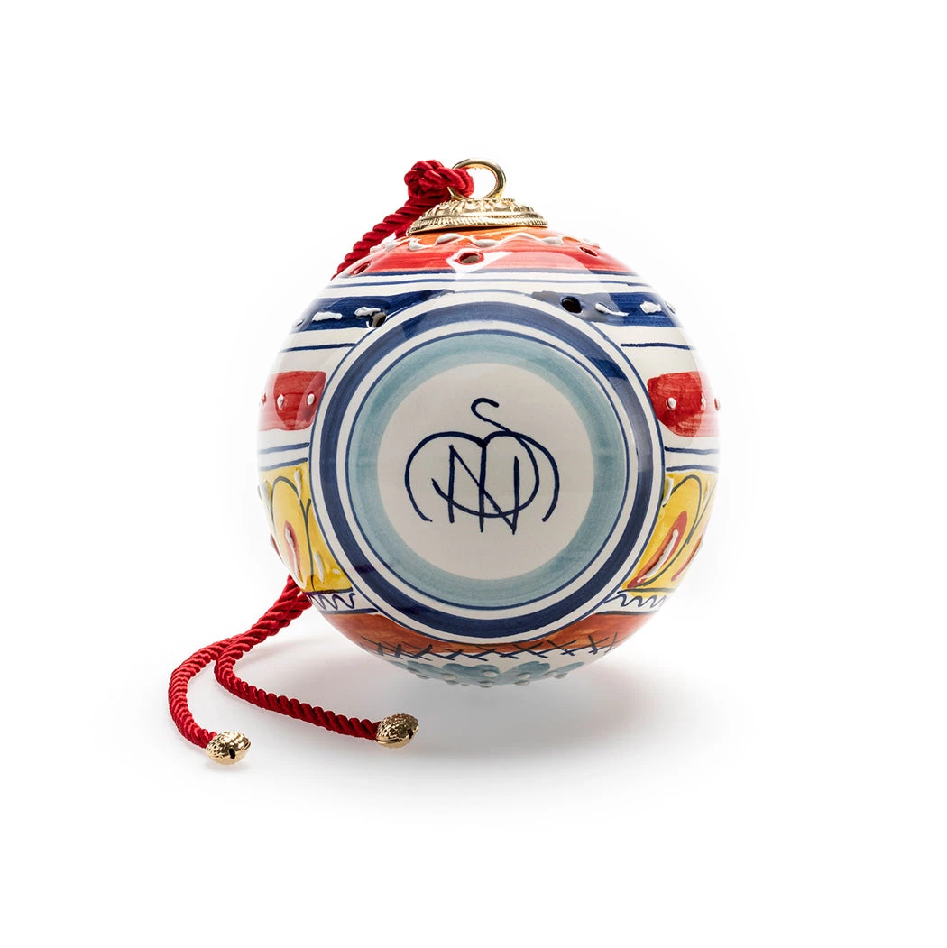 Gifts Santa Maria Novella Hand- Painted Ceramic Pot Pourri Globe - SMALL 3 Gifts Santa Maria Novella Hand- Painted Ceramic Pot Pourri Globe - SMALL