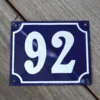 Scout House Gifts Enamel House Numbers From France In Traditional Deep Cobalt Blue 1 Scout House Gifts Enamel House Numbers From France In Traditional Deep Cobalt Blue
