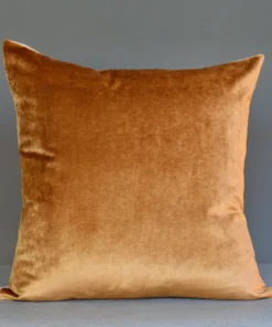 Gifts Iosis France Velvet Berlingot Cushion In Caramel 45cm