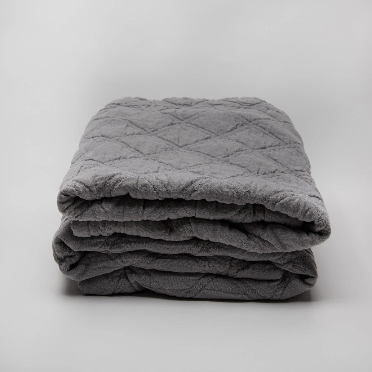 Scout Textiles Portier Cotton Coverlet Dash Grey 4 Scout Textiles Portier Cotton Coverlet Dash Grey