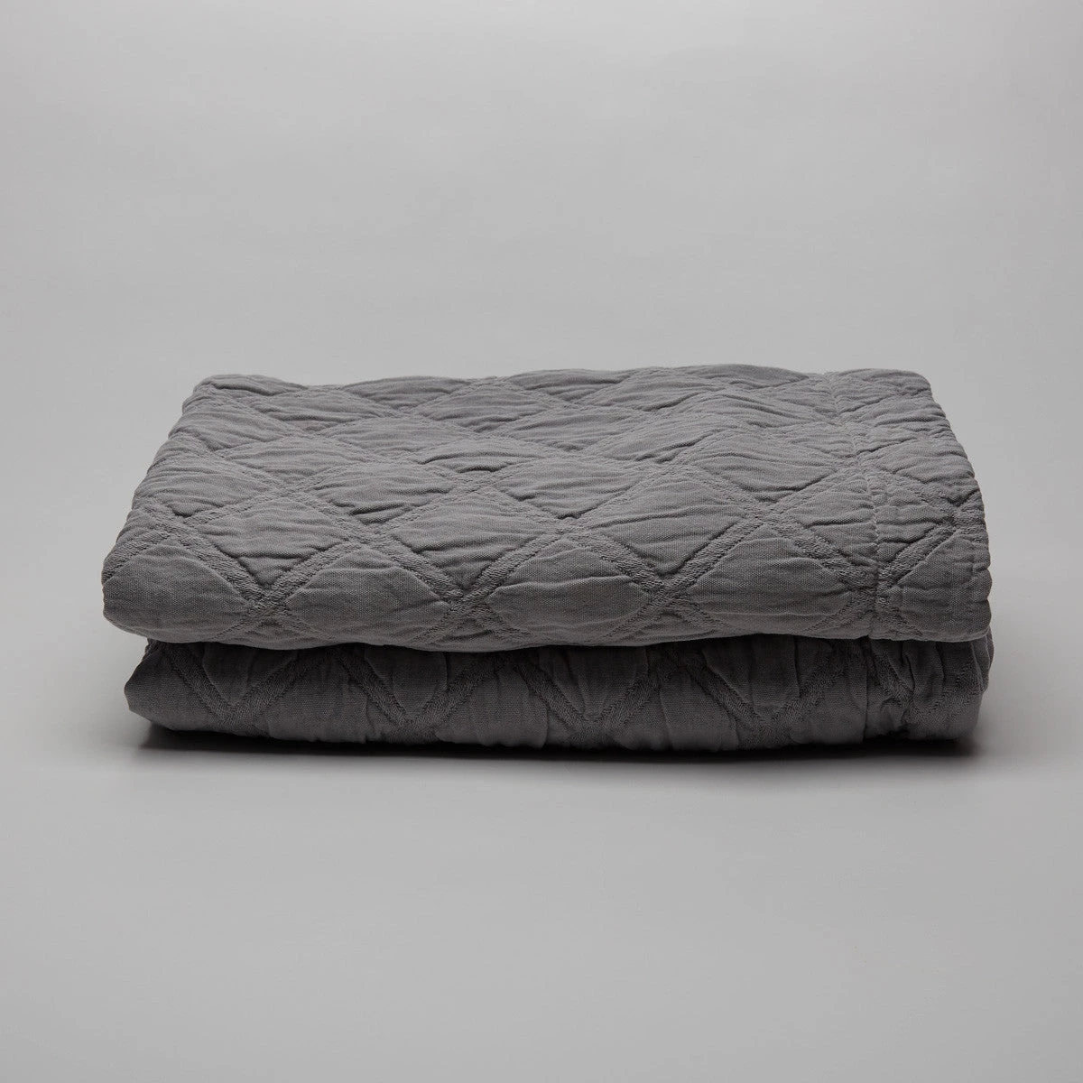 Scout Textiles Portier Cotton Coverlet Dash Grey 5 Scout Textiles Portier Cotton Coverlet Dash Grey
