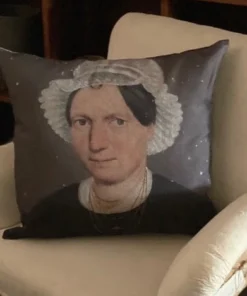 Vox Populi Portrait Cushion No 2- 60 X 60