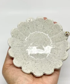 Bridget Bodenham - Flower Dish Dotted Gold Pearl