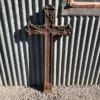 Scout Vintage Cast Iron French Crucifix Alsace Gifts