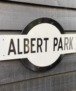 Scout House Gifts Albert Park Victorian Railways Enamel Sign