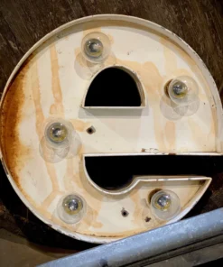 Scout House Gifts Vintage Letter 'e' Light