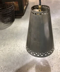 Scout Vintage French Tin Cone Pendant Lighting