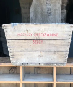 Scout ANTIQUE VINTAGE WOODEN CHAMPAGNE CRATE # 4