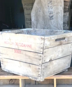 Scout ANTIQUE VINTAGE WOODEN CHAMPAGNE CRATE # 4