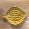 Scout House Ceramic Fish Plate In Ochre Yellow Homewares 2 Scout House Ceramic Fish Plate In Ochre Yellow Homewares