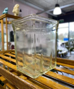 Scout House Gifts Antique Glass Battery Case Jar- USA WILLARD