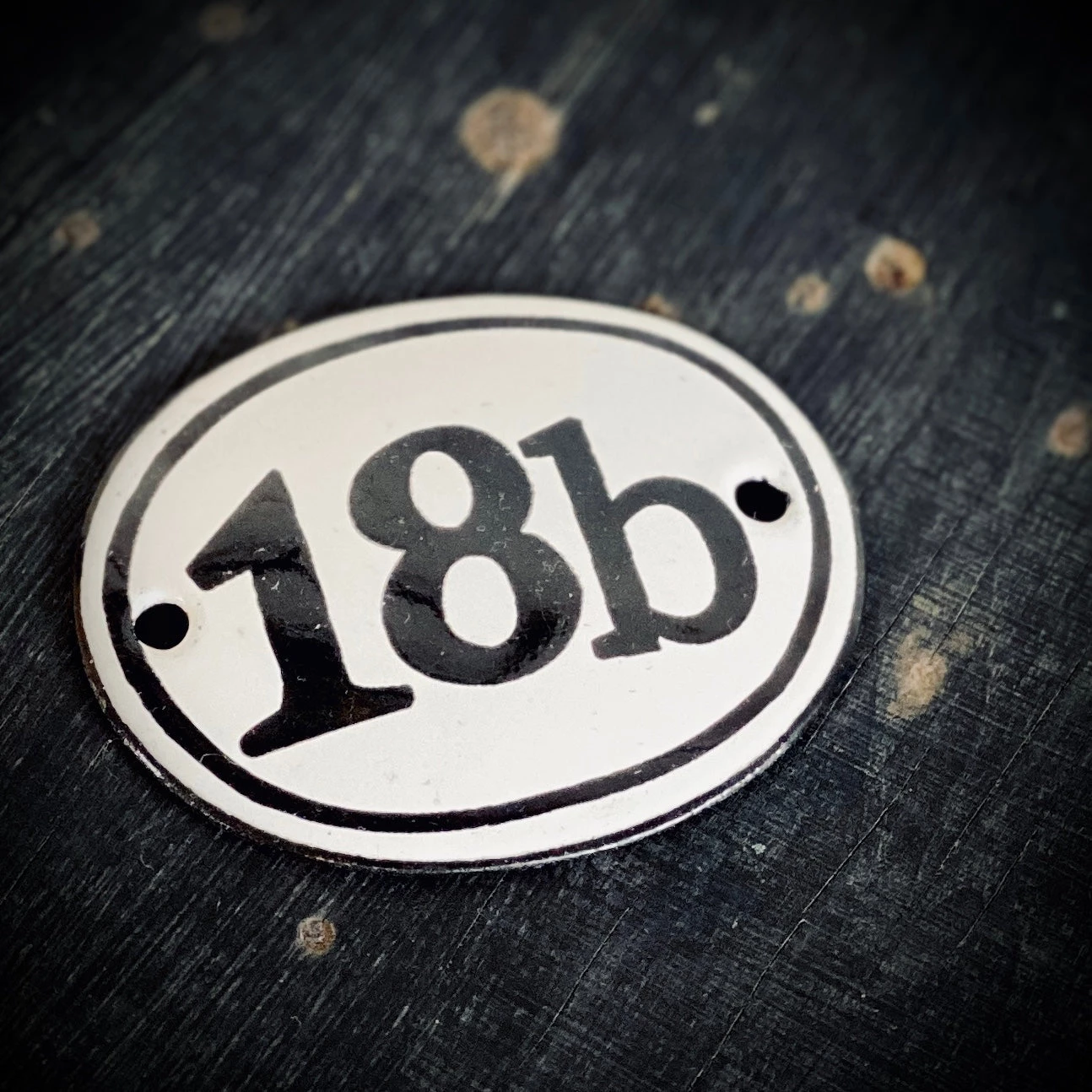 Scout House Gifts Enamel House Numbers Black And White- CUSTOM NUMBERS 3 Scout House Gifts Enamel House Numbers Black And White- CUSTOM NUMBERS