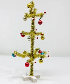 Scout VICTORIAN TINSEL TREE - GOLD Homewares