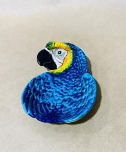 Scout Parrot Face Dish - Cast Iron Gifts