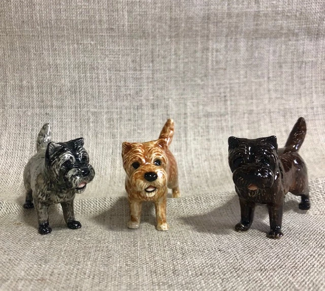 Scout House Ceramic Chocolate Cairn Terrier Miniature Figurine Homewares 7 Scout House Ceramic Chocolate Cairn Terrier Miniature Figurine Homewares