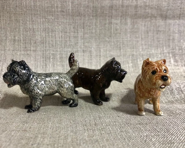 Scout House Ceramic Chocolate Cairn Terrier Miniature Figurine Homewares 8 Scout House Ceramic Chocolate Cairn Terrier Miniature Figurine Homewares