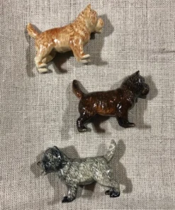Scout House Ceramic Chocolate Cairn Terrier Miniature Figurine Homewares 15 Scout House Ceramic Chocolate Cairn Terrier Miniature Figurine Homewares