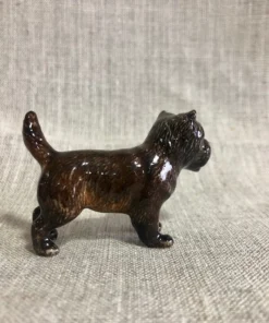Scout House Ceramic Chocolate Cairn Terrier Miniature Figurine Homewares 11 Scout House Ceramic Chocolate Cairn Terrier Miniature Figurine Homewares