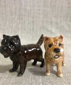 Scout House Ceramic Chocolate Cairn Terrier Miniature Figurine Homewares 12 Scout House Ceramic Chocolate Cairn Terrier Miniature Figurine Homewares
