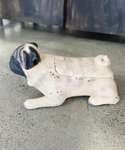 Scout Gifts Nostalgic Wooden Mops Dog Figure - Pug