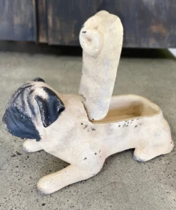 Scout Gifts Nostalgic Wooden Mops Dog Figure - Pug