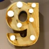 Scout House Vintage Letter 'G' Light Gifts