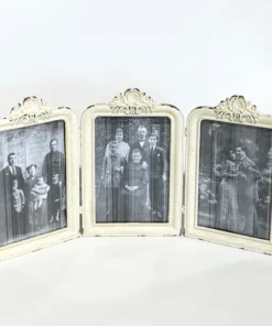 Scout Ivory Hinged Triptych Frame Gifts