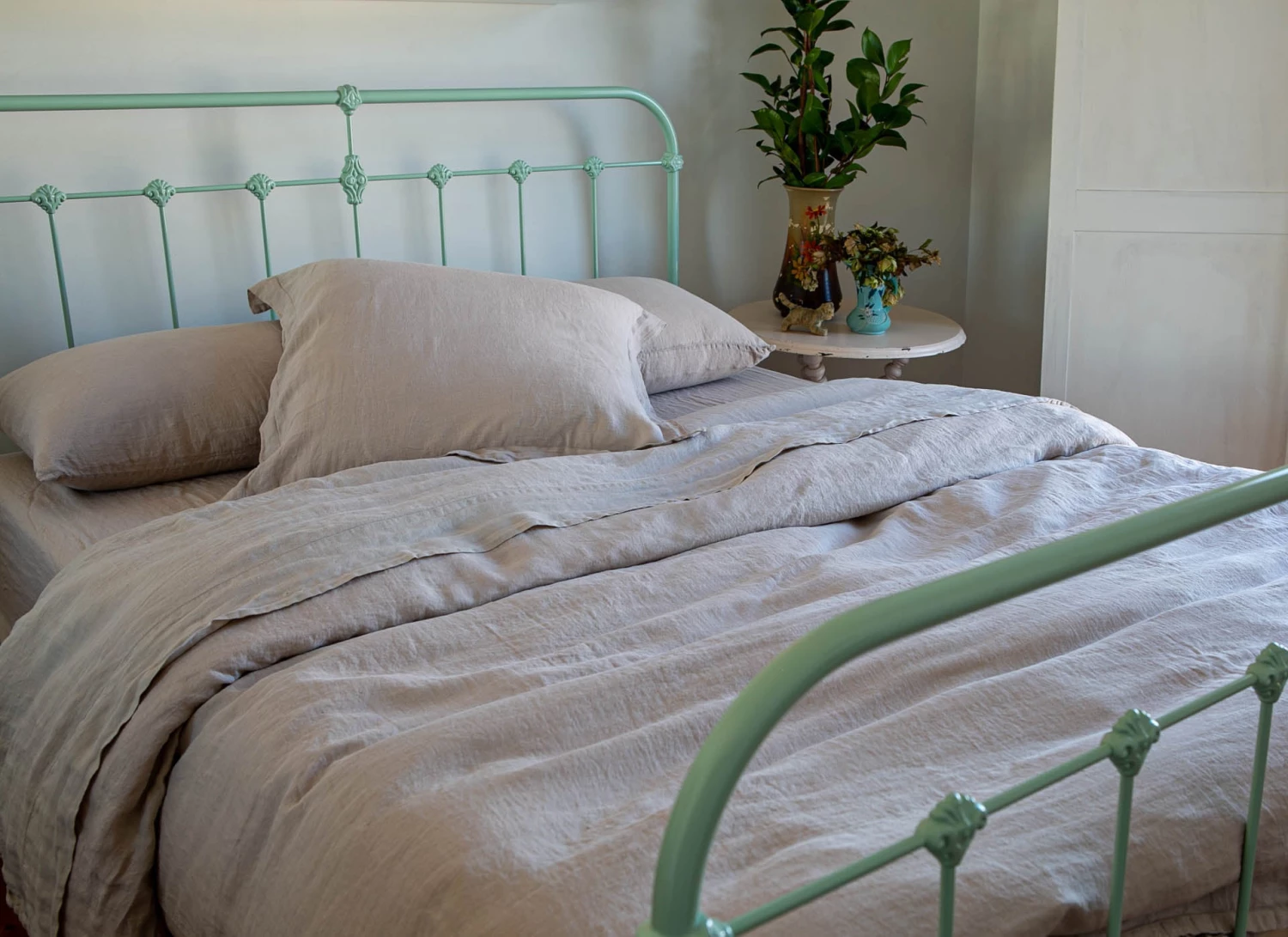 Scout House Scout Portuguese Linen Sheet Set- King - Linen Textiles 5 Scout House Scout Portuguese Linen Sheet Set- King - Linen Textiles