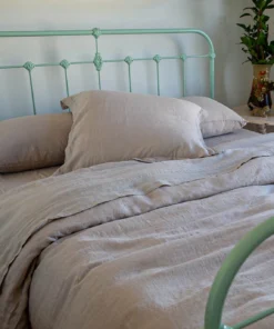 Scout House Scout Portuguese Linen Quilt Cover Set- King - Linen Textiles