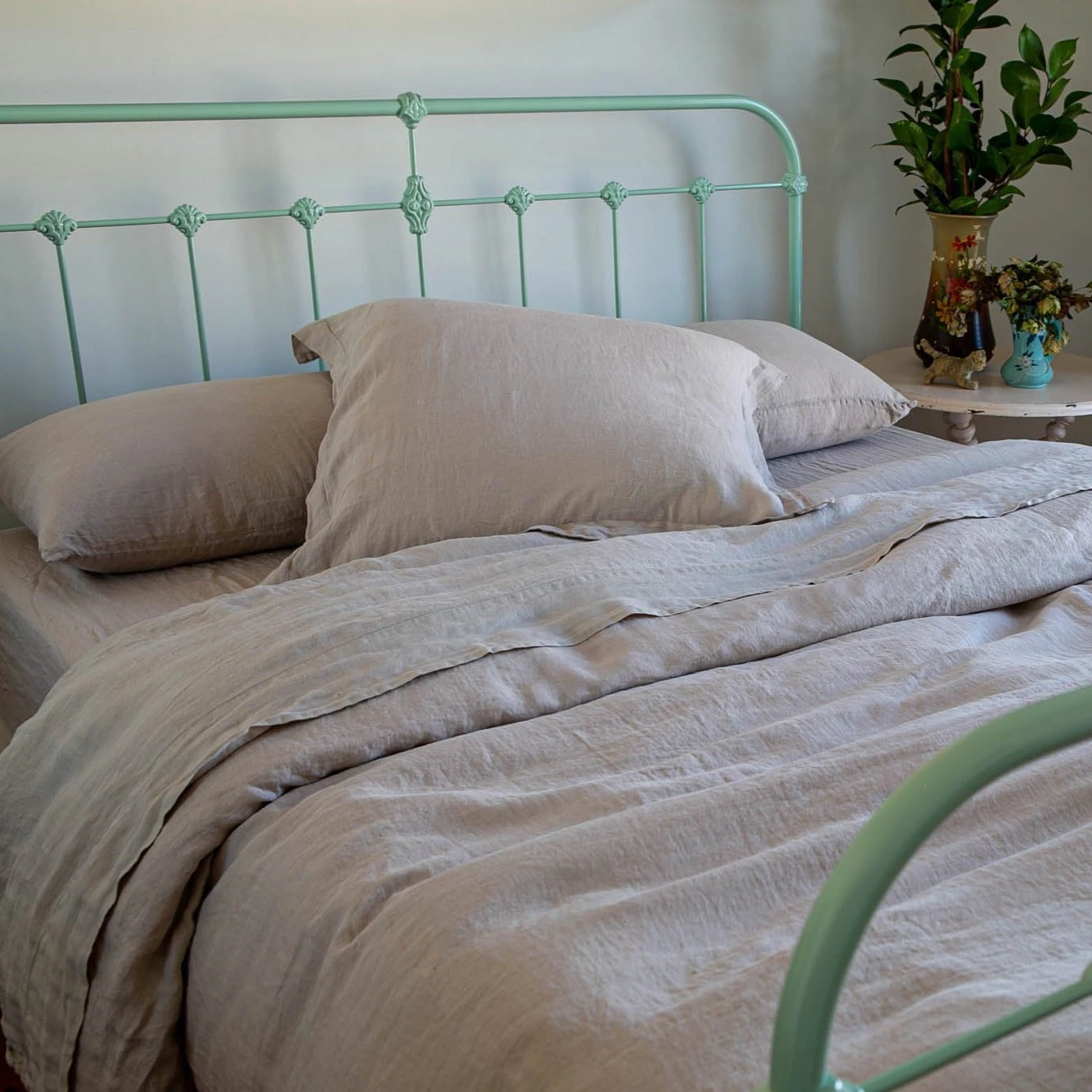 Scout House Scout Portuguese Linen Quilt Cover Set- King - Linen Textiles 3 Scout House Scout Portuguese Linen Quilt Cover Set- King - Linen Textiles