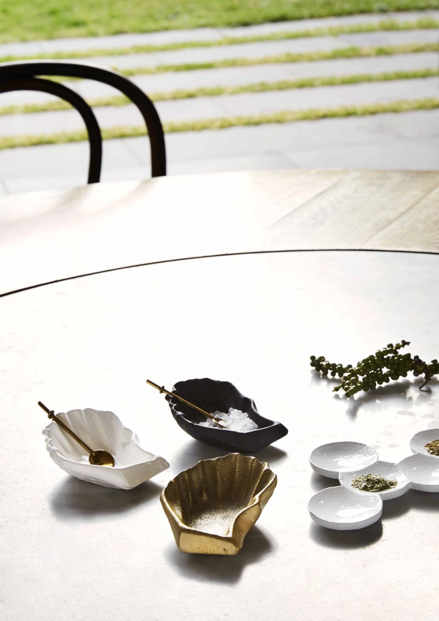 Marble Basic Oyster Spice Vessel Gifts 4 Marble Basic Oyster Spice Vessel Gifts