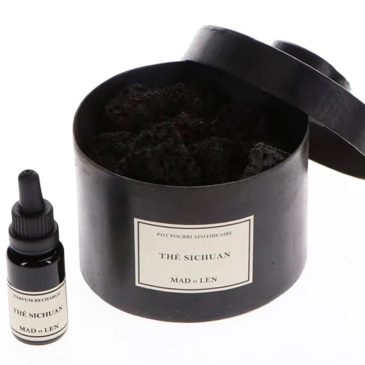 MAD ET LEN - POT POURRI APOTHICAIRE - THÉ SICHUAN - LAVA ROCKS 3 MAD ET LEN - POT POURRI APOTHICAIRE - THÉ SICHUAN - LAVA ROCKS