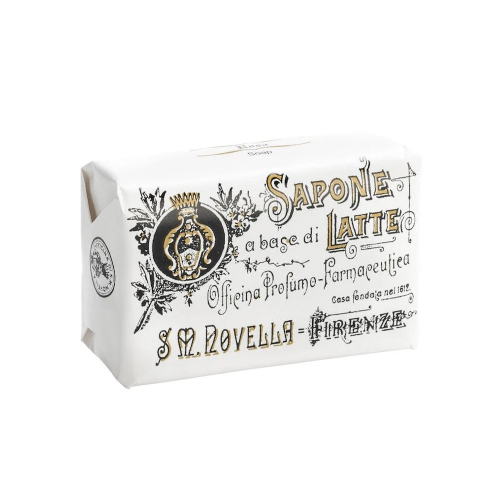 Homewares Santa Maria Novella Rose Milk Soap 3 Homewares Santa Maria Novella Rose Milk Soap