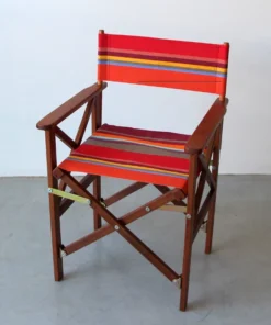 Scout Furniture Classic Directors Chair In Les Toiles Du Soleil - Collioure Rouge 5 Scout Furniture Classic Directors Chair In Les Toiles Du Soleil - Collioure Rouge