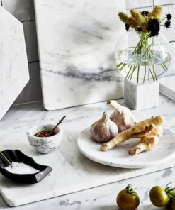 Homewares Marble Basic Large Rectangular Trivet