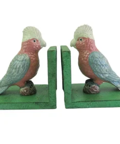 Scout House Galah Bookends Green