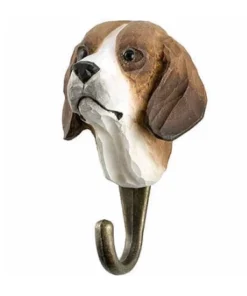 Scout House Hand Carved Wooden Wall Hook - Dog
