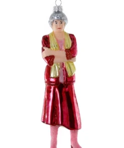 Scout House Mercury Glass Golden Girls Dorothy Christmas Ornament