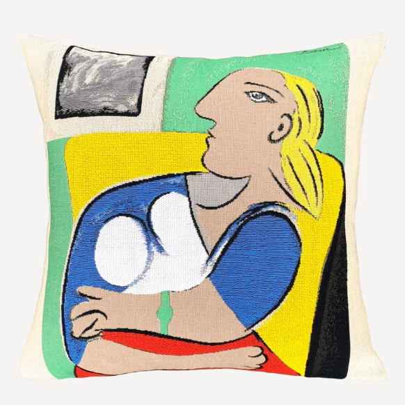 Jules Pansu Pablo Picasso- Femme Dans Un Fauteuil Jaune - Cushion - 45 X 45 Gifts 3 Jules Pansu Pablo Picasso- Femme Dans Un Fauteuil Jaune - Cushion - 45 X 45 Gifts