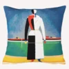 Jules Pansu Kazimir Malevitch - Femme Au Rateau - Cushion - 45 X 45 Gifts