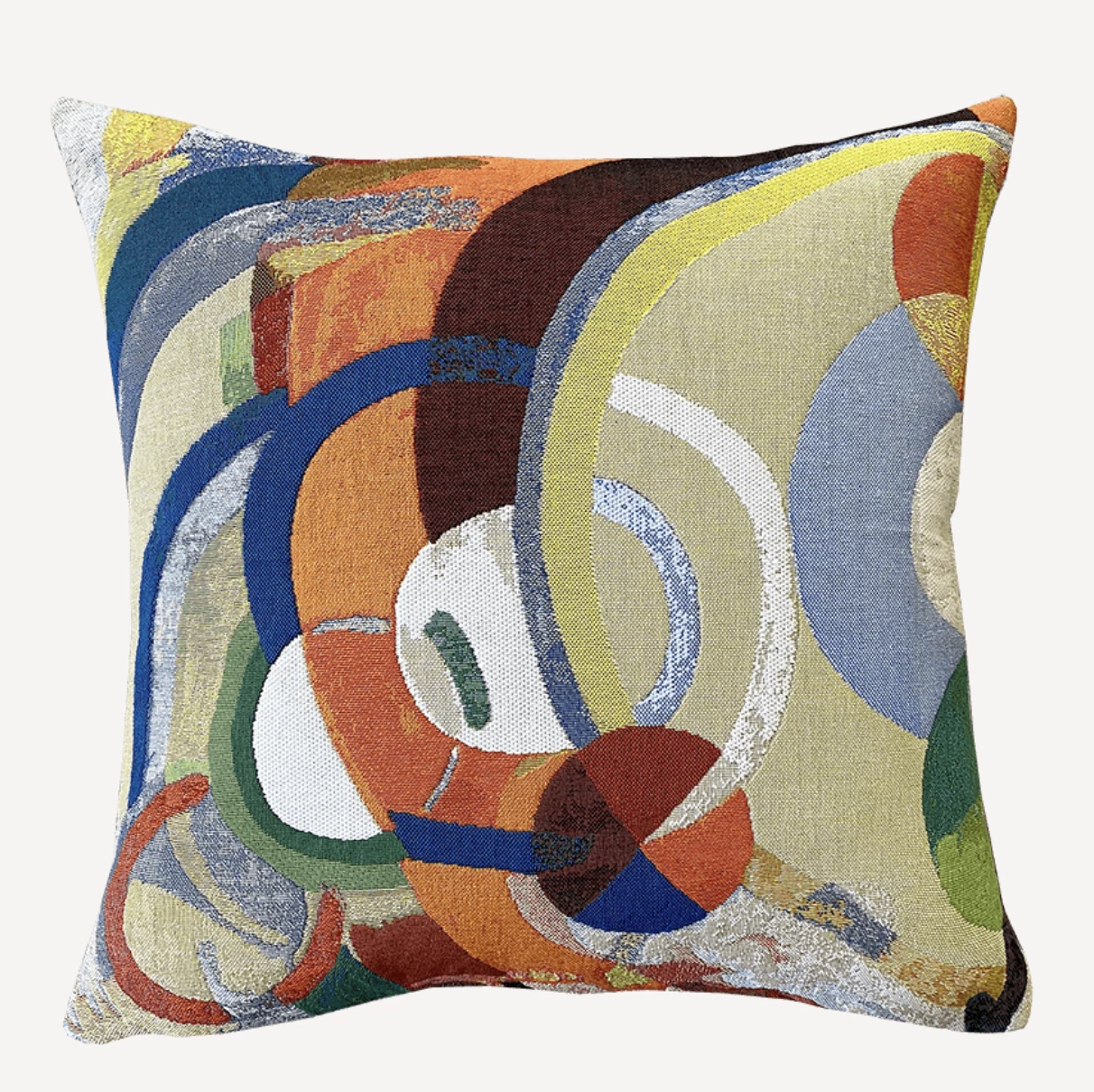 Jules Pansu Robert Delaunay- Manège De Cochons Cushion - 45 X 45cm 3 Jules Pansu Robert Delaunay- Manège De Cochons Cushion - 45 X 45cm