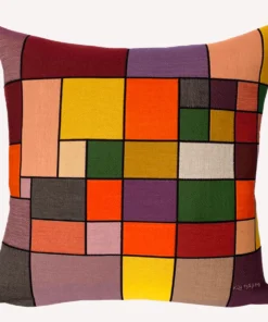 Jules Pansu Gifts Paul Klee- Harmonie De La Flore Nordique- Jacquard Tapestry Cushion - 45 X 45